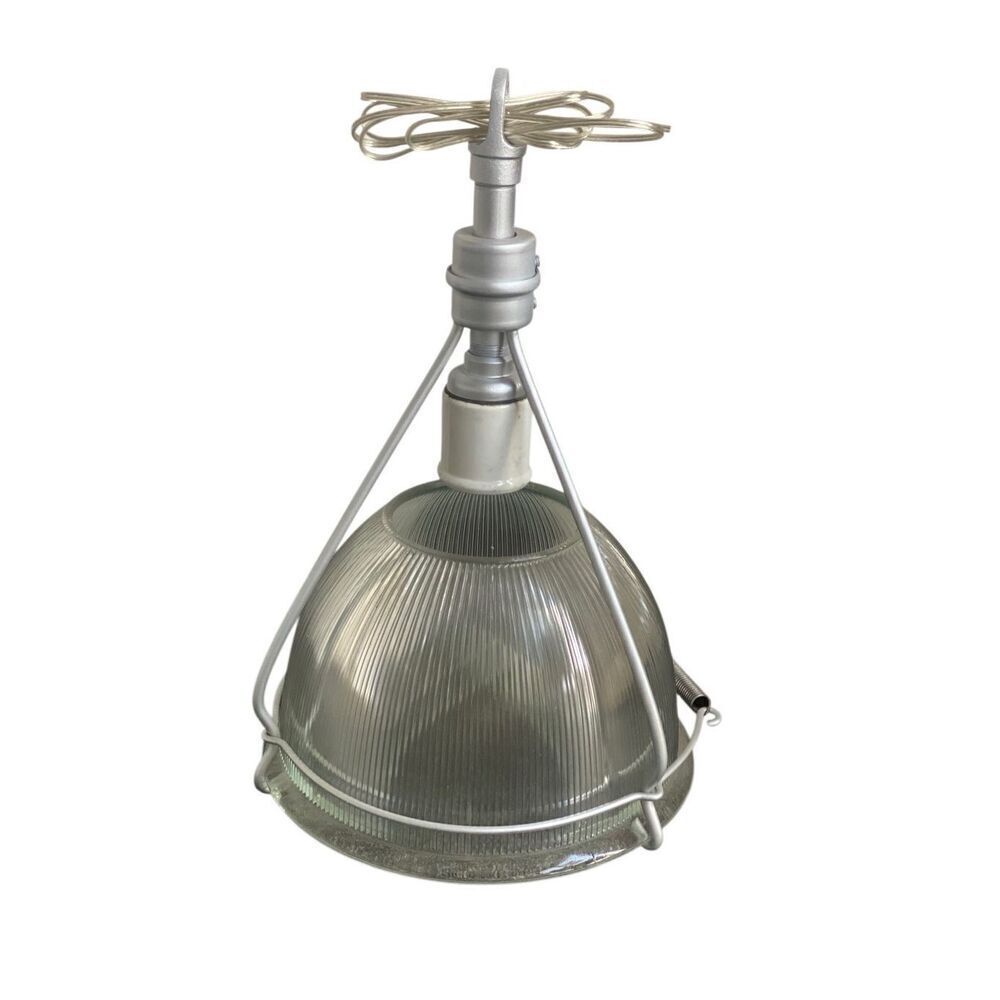 Vintage Original Industrial Lighting Industrial Holophane Pendant Light